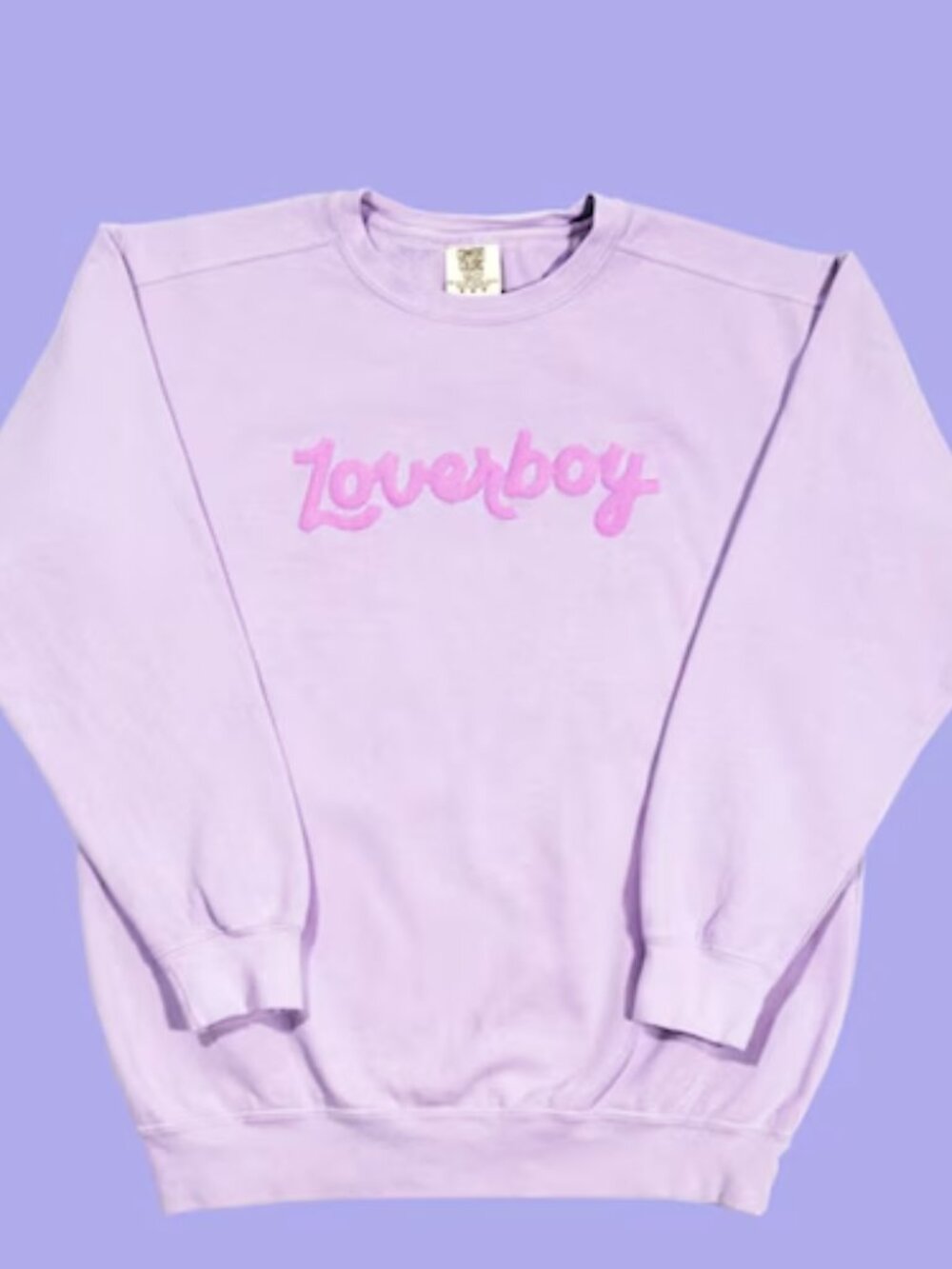 Loverboy Purple Crewneck Sweatshirt